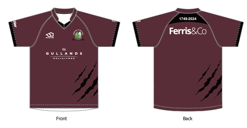 BCC 275 Senior Maroon Playing Shirt